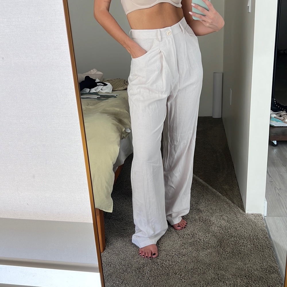 Long creamy Pants